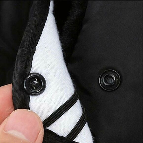 Winter Fur Hat with Mask Cap For Men And Women, Black - Picture 8 of 10